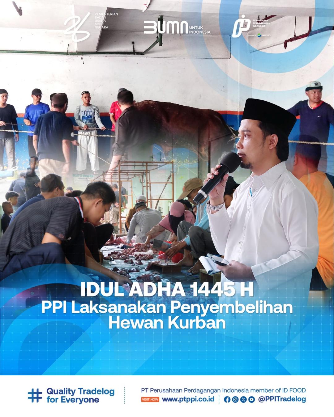 Idul Adha 1445 H PPI Laksanakan Penyembelihan Hewan Kurban 2024
