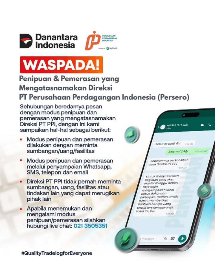 Waspada Penipuan dan Pemerasan!!!