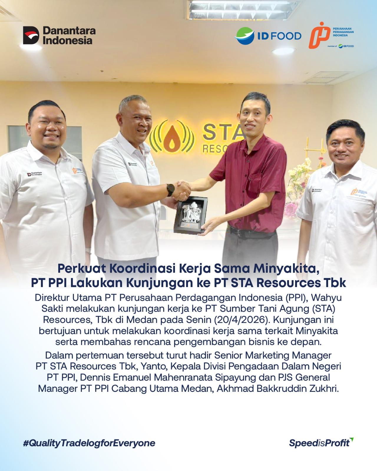PT PPI Lakukan Kunjungan ke PT STA Resources Tbk