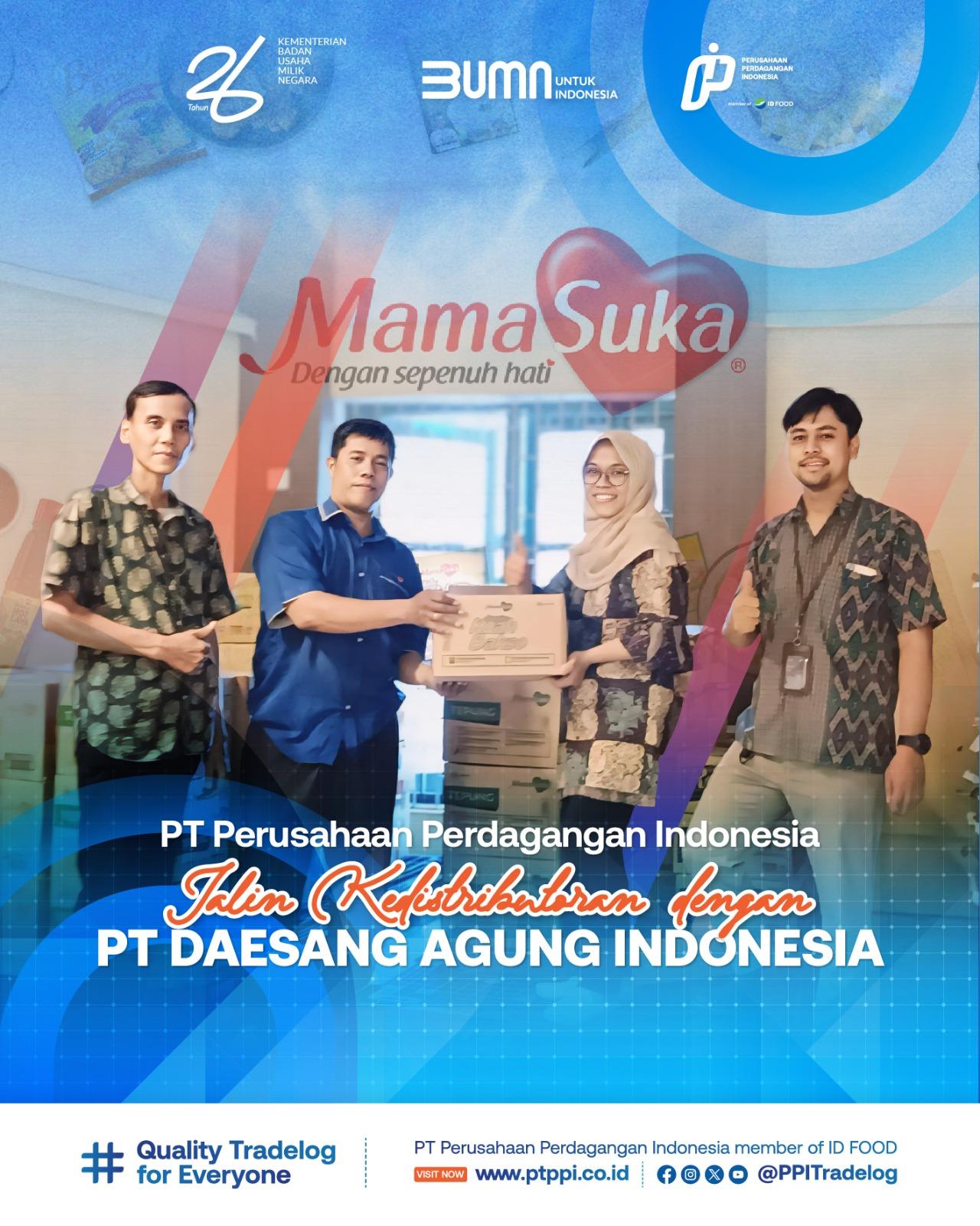 PPI Jalin Kedistributoran dengan PT Daesang Agung Indonesia