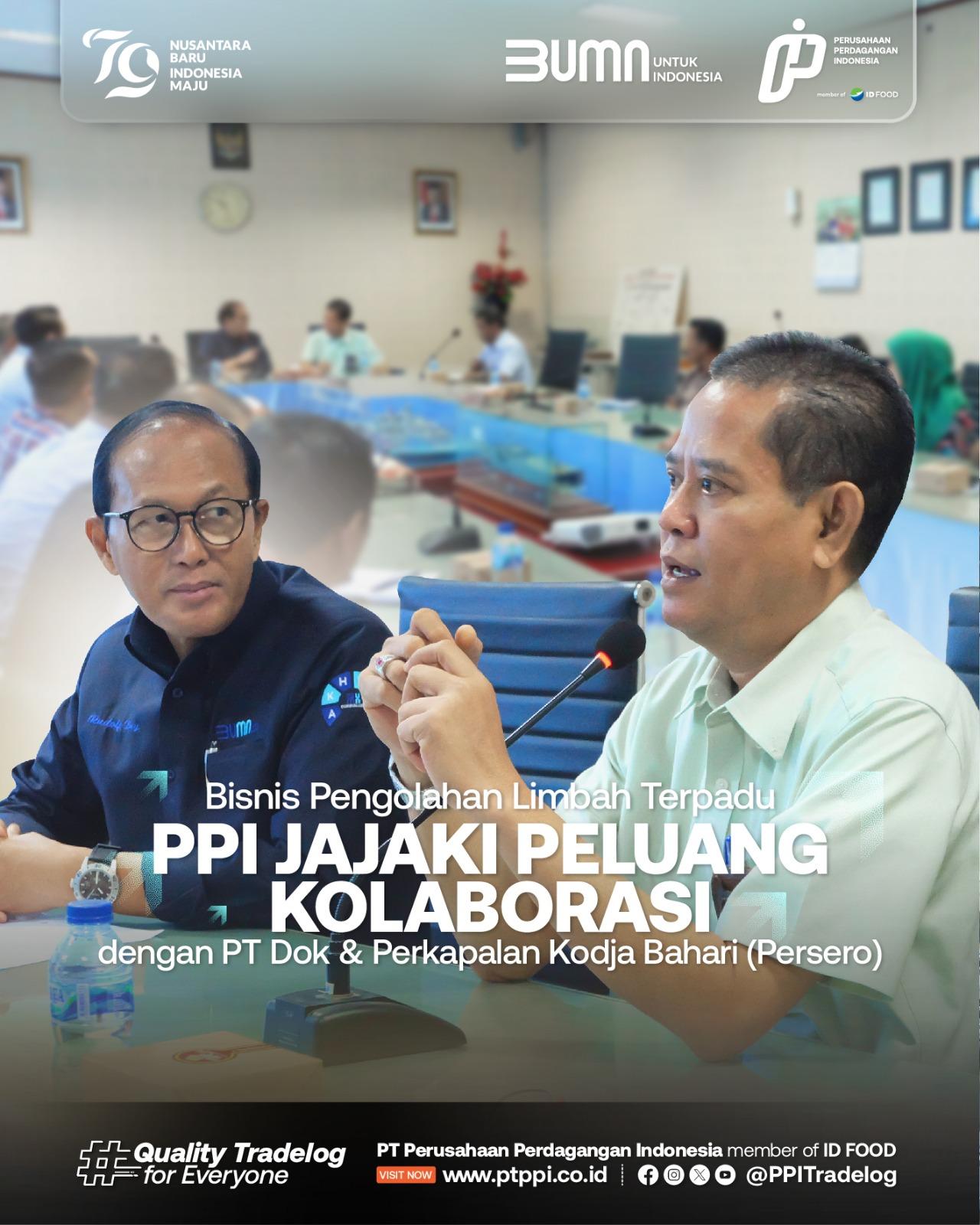 PPI Jajaki Peluang Kolaborasi dengan PT Dok & Perkapalan Kodja Bahari (Persero)