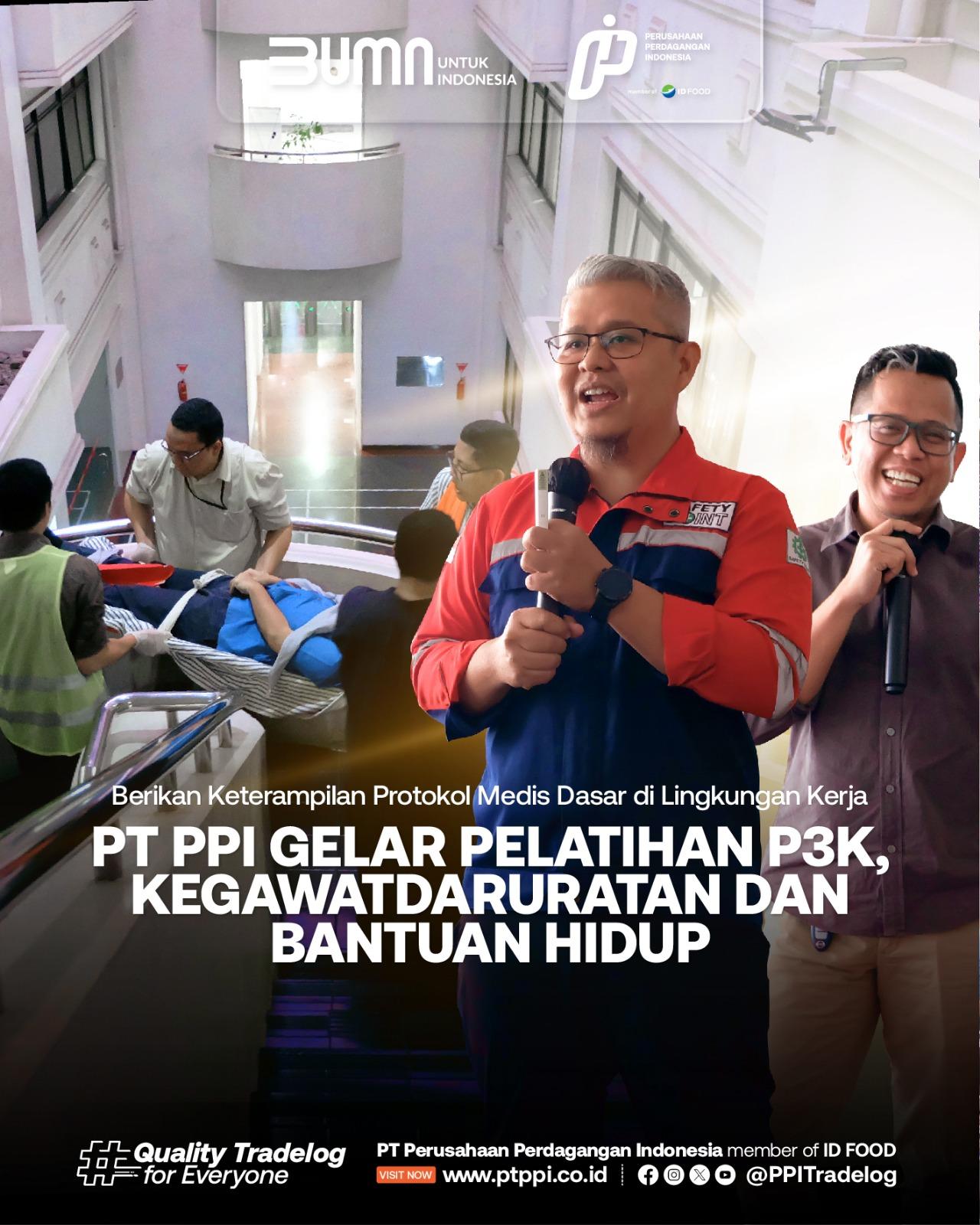 PT PPI Gelar Pelatihan P3K, Kegawatdaruratan dan Bantuan Hidup