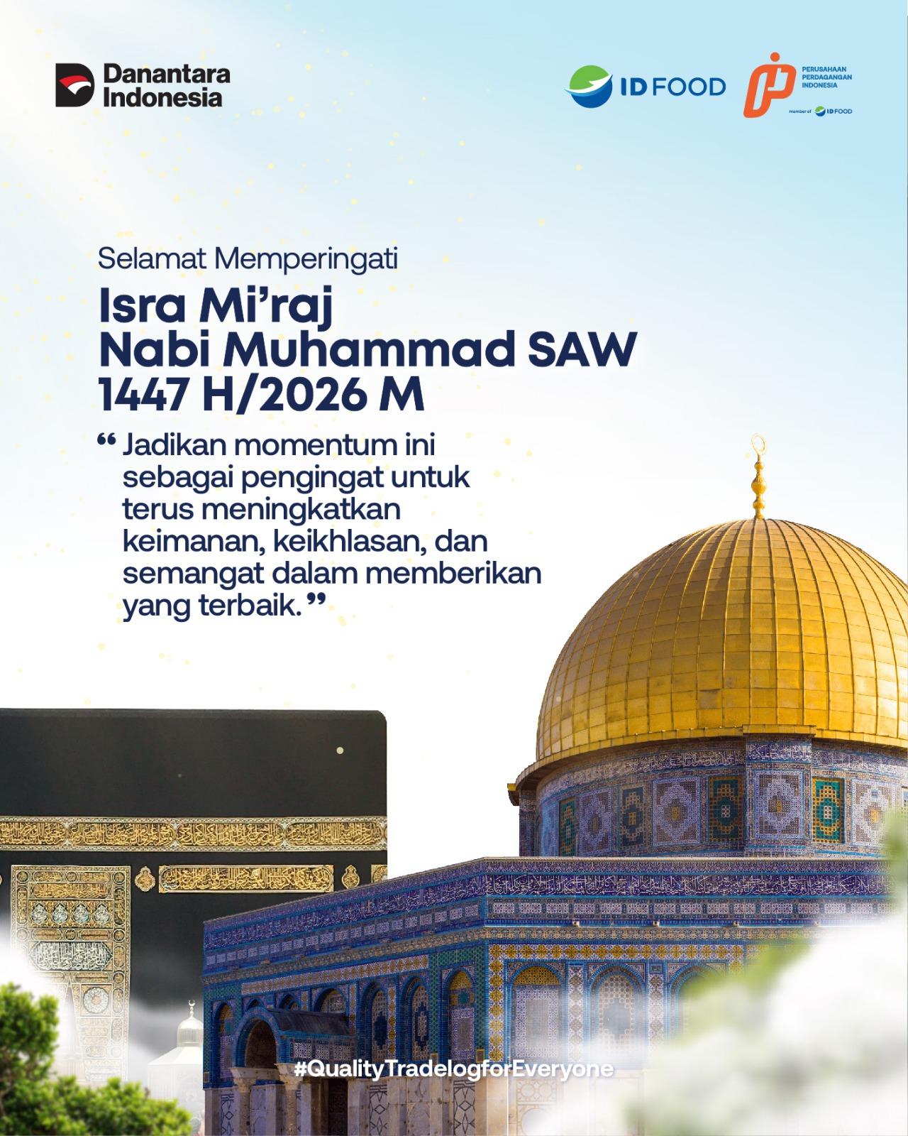 Selamat Memperingati Isra Mi’raj Nabi Muhammad 1447 H