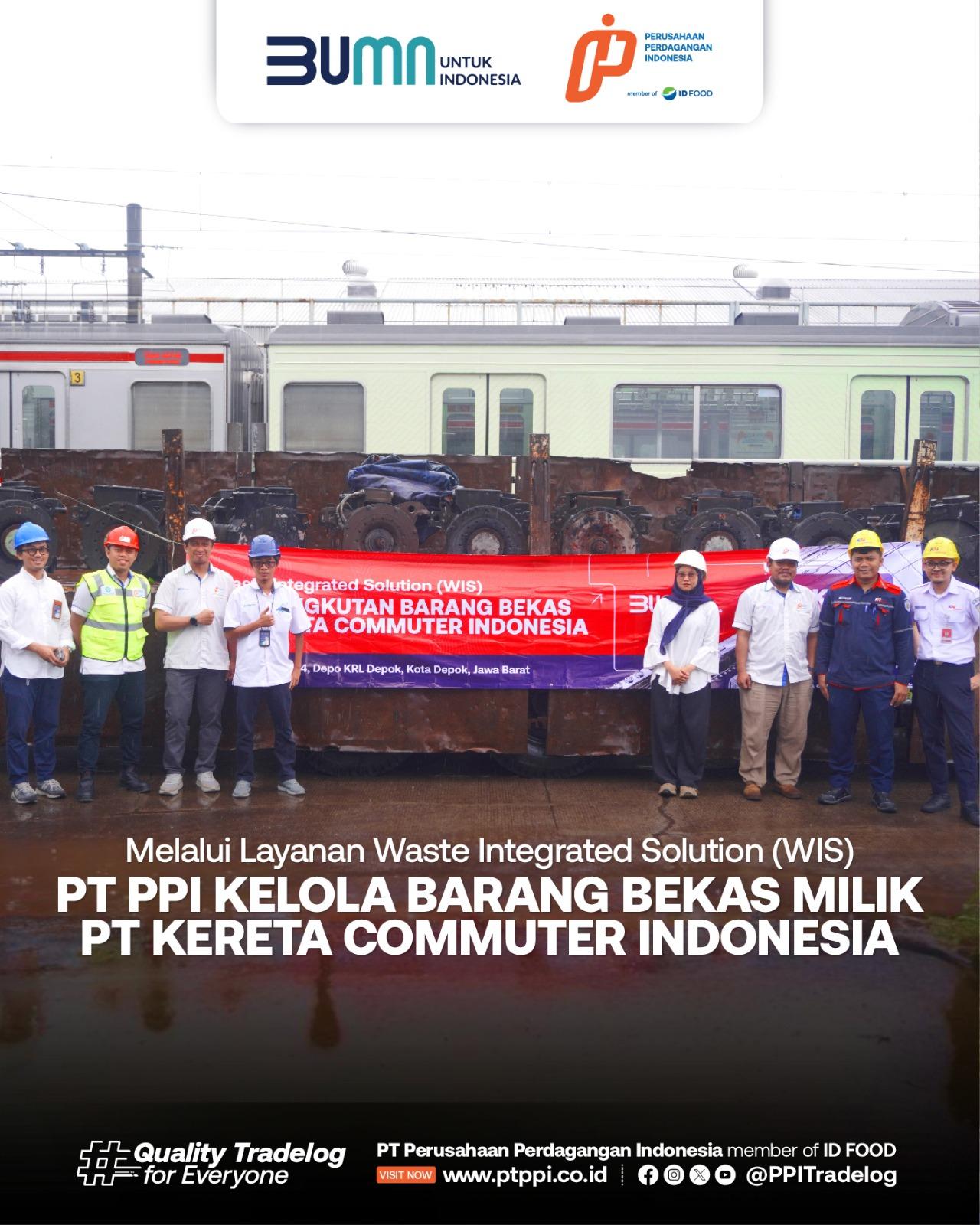 PT PPI Kelola Barang Bekas Milik PT Kereta Commuter Indonesia