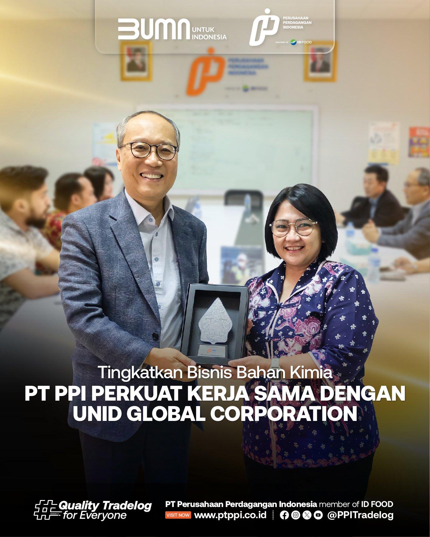 PT PPI Perkuat Kerja Sama dengan UNID Global Corporation