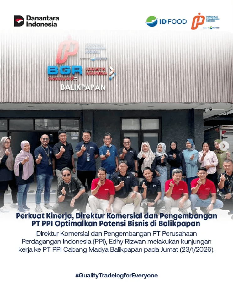 Perkuat Kinerja, Direktur Komersial dan Pengembangan PT PPI Optimalkan Potensi Bisnis di Balikpapan