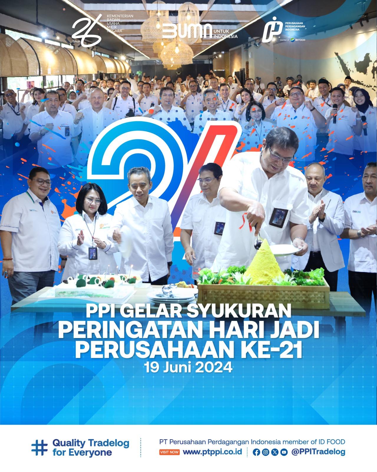 PPI Gelar Syukuran Peringatan Hari Jadi Perusahaan ke-21