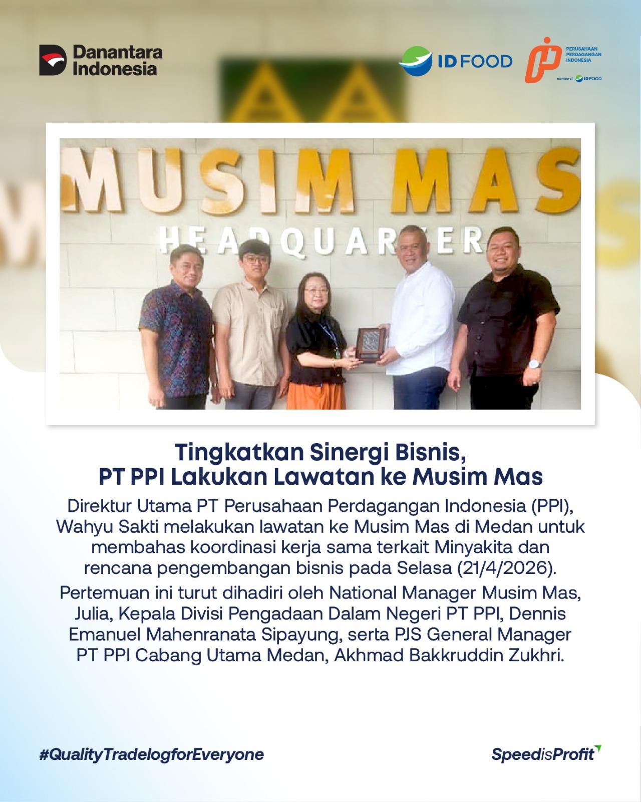 PT PPI Lakukan Lawatan ke Musim Mas